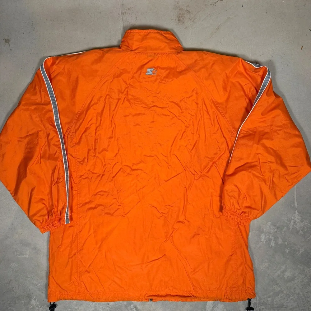 Starter Tennessee‎ Volunteers Windbreaker Jacket Mens 2X Orange NCAA Full Zip